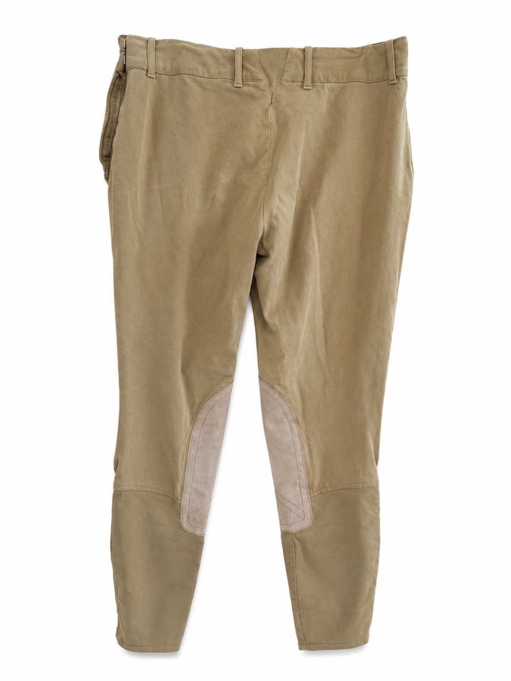 Ariat Sport Riding Breeches Womens 32L Tan Knee Patch Equestrian Stretch - Picture 3 of 14